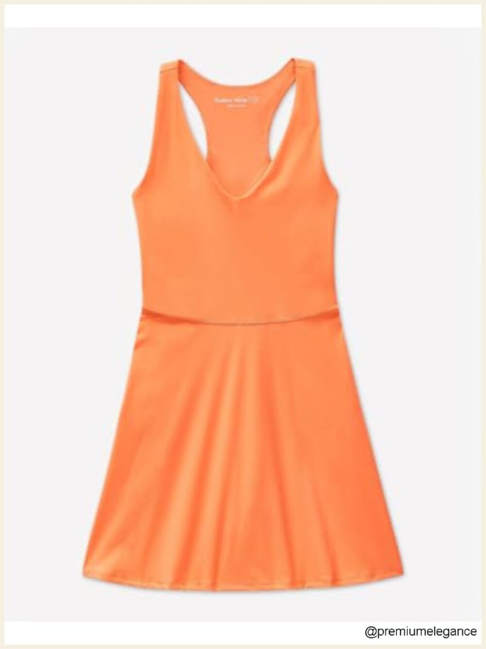 Activewear Tennis Dress with Built-in Shorts Liner, Lightweight Stretch Fabric